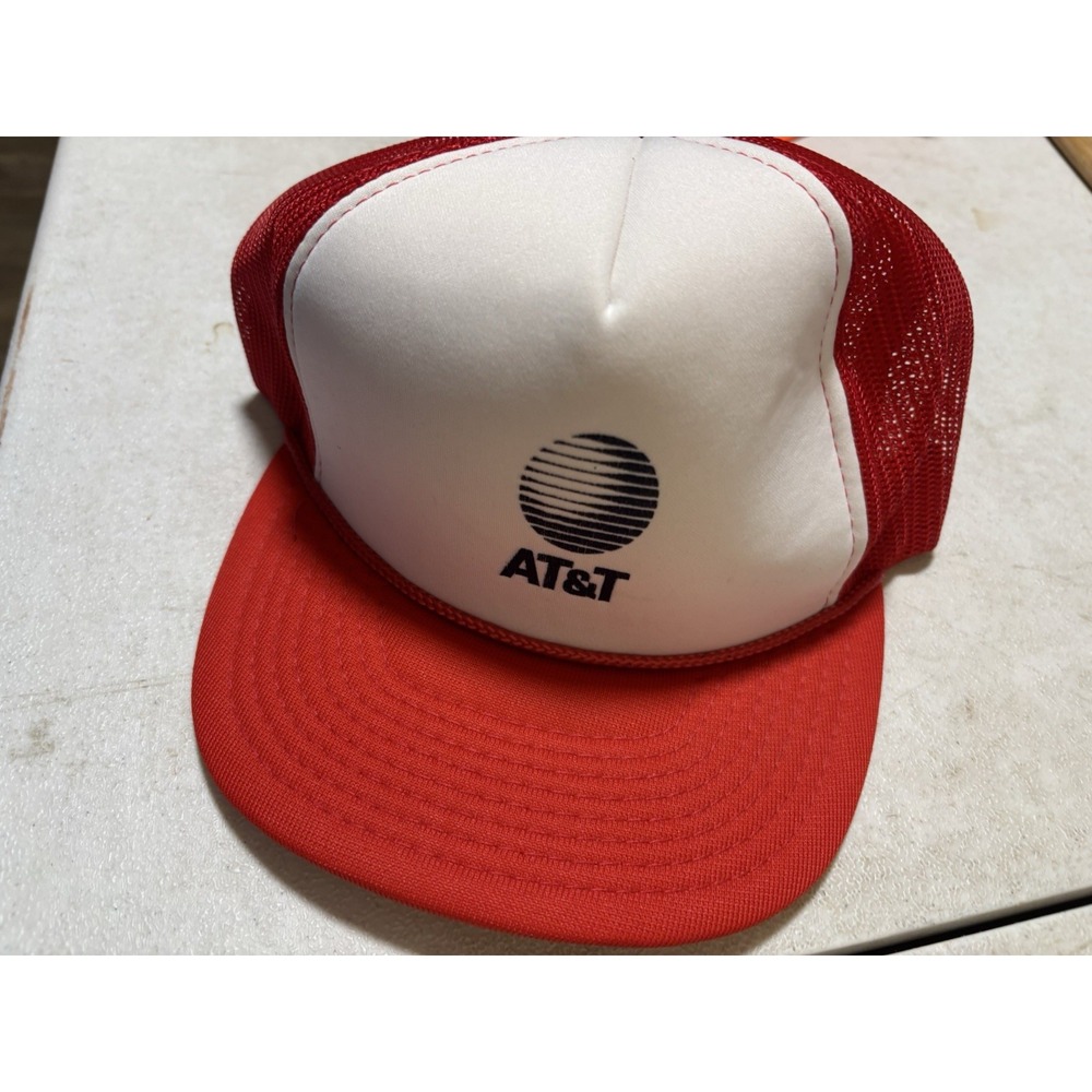 Lot of‎ 2 - Vintage AT&T SnapBack Hats
